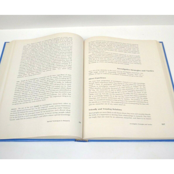 Conduct of Social Research by William B. Sanders - Thomas K. Pinhey - 1983 HB - Picture 10 of 11